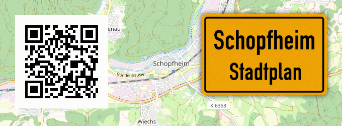 Stadtplan Schopfheim