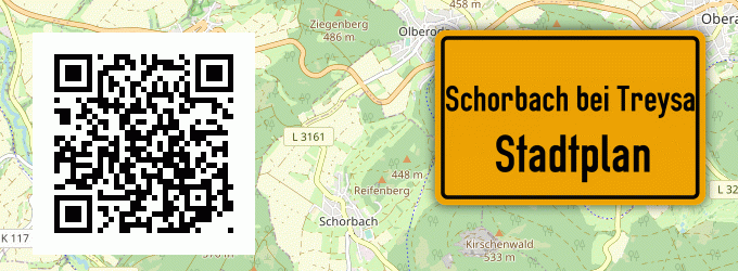 Stadtplan Schorbach bei Treysa