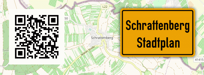 Stadtplan Schrattenberg