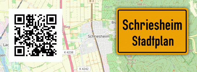 Stadtplan Schriesheim