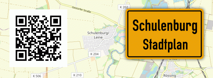 Stadtplan Schulenburg, Leine