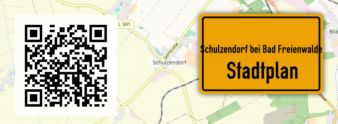 Stadtplan Schulzendorf bei Bad Freienwalde