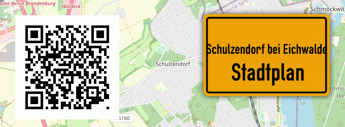 Stadtplan Schulzendorf bei Eichwalde
