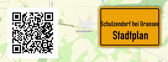 Stadtplan Schulzendorf bei Gransee