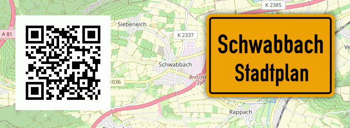 Stadtplan Schwabbach