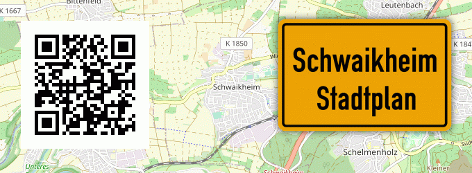 Stadtplan Schwaikheim