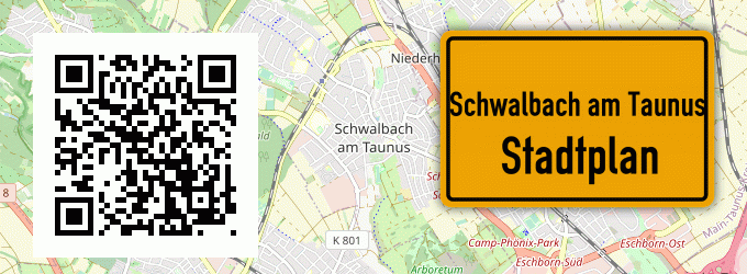 Stadtplan Schwalbach am Taunus