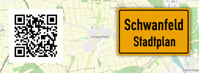 Stadtplan Schwanfeld