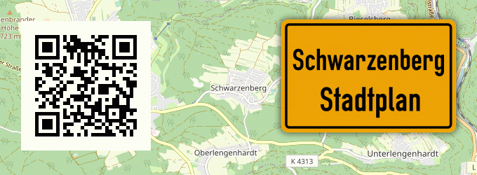 Stadtplan Schwarzenberg