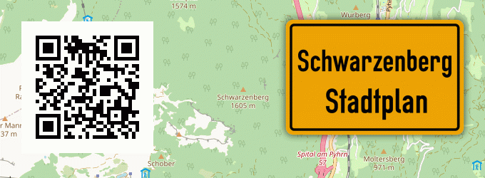 Stadtplan Schwarzenberg