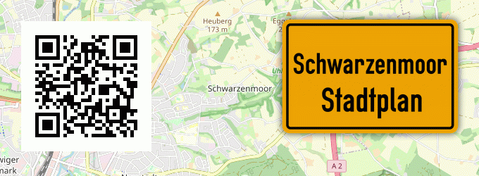 Stadtplan Schwarzenmoor