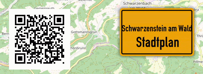 Stadtplan Schwarzenstein am Wald