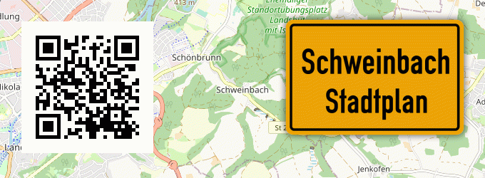 Stadtplan Schweinbach, Oberfranken