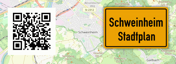 Stadtplan Schweinheim