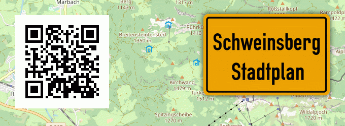 Stadtplan Schweinsberg, Oberpfalz