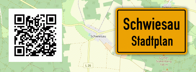 Stadtplan Schwiesau
