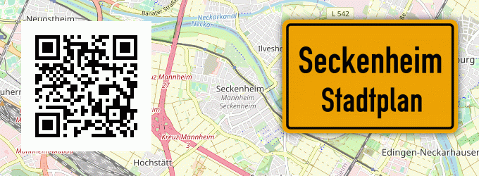 Stadtplan Seckenheim