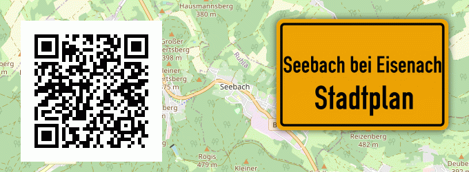 Stadtplan Seebach bei Eisenach