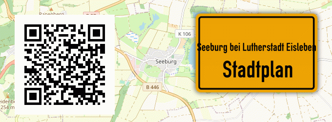 Stadtplan Seeburg bei Lutherstadt Eisleben