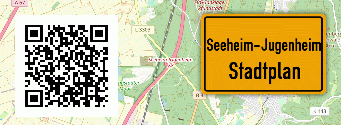 Stadtplan Seeheim-Jugenheim