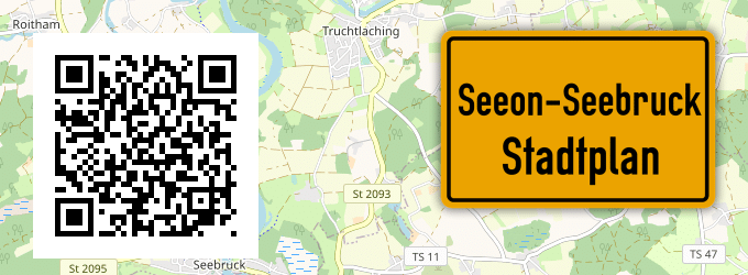 Stadtplan Seeon-Seebruck