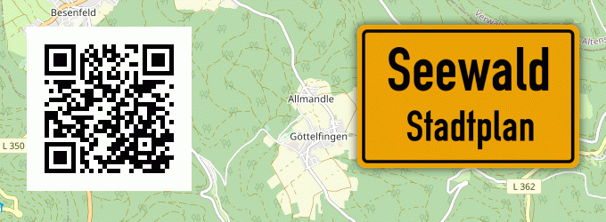 Stadtplan Seewald