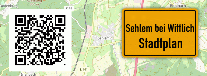 Stadtplan Sehlem bei Wittlich