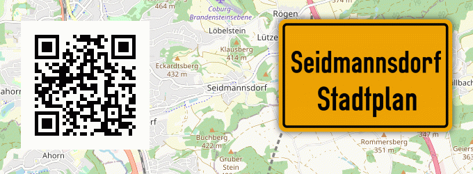 Stadtplan Seidmannsdorf