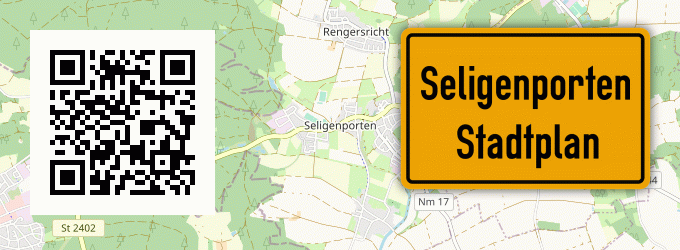 Stadtplan Seligenporten