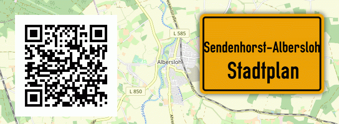 Stadtplan Sendenhorst-Albersloh