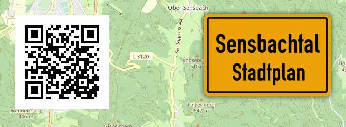 Stadtplan Sensbachtal