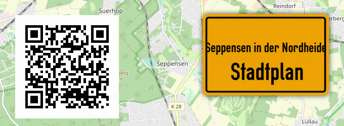 Stadtplan Seppensen in der Nordheide