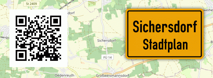 Stadtplan Sichersdorf