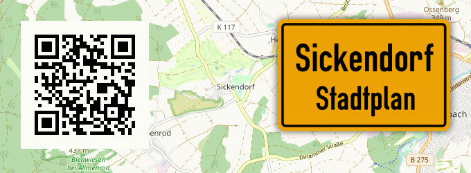 Stadtplan Sickendorf