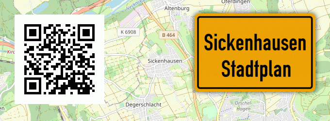Stadtplan Sickenhausen