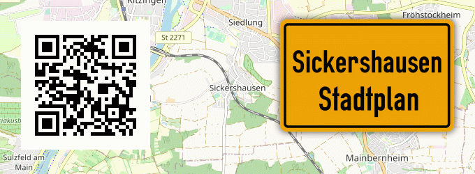 Stadtplan Sickershausen