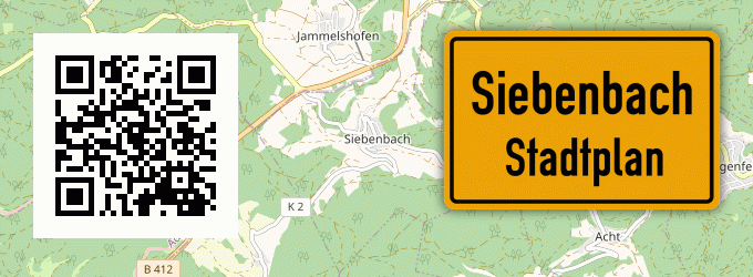 Stadtplan Siebenbach