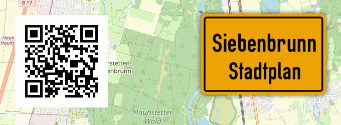 Stadtplan Siebenbrunn, Oberfranken