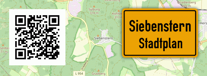 Stadtplan Siebenstern