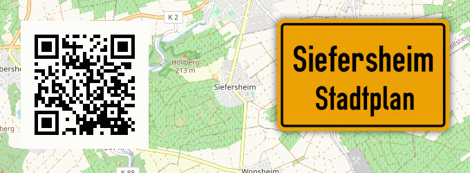 Stadtplan Siefersheim