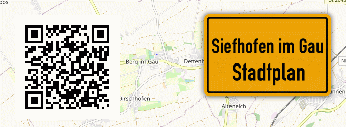 Stadtplan Siefhofen im Gau