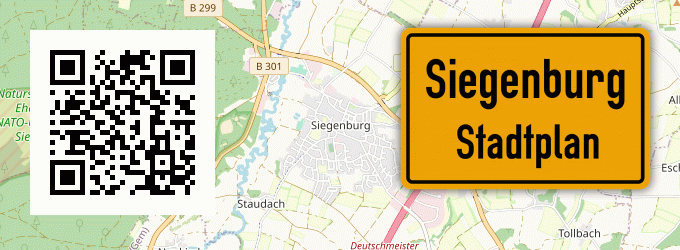 Stadtplan Siegenburg