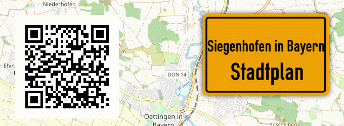 Stadtplan Siegenhofen in Bayern