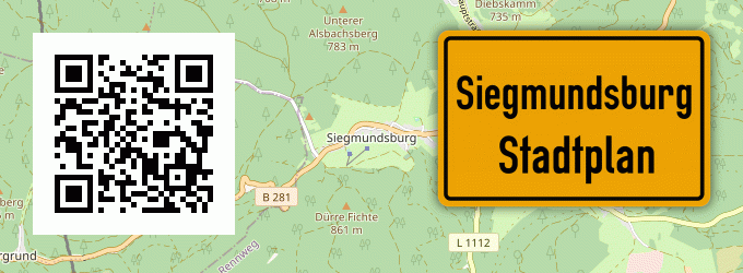 Stadtplan Siegmundsburg