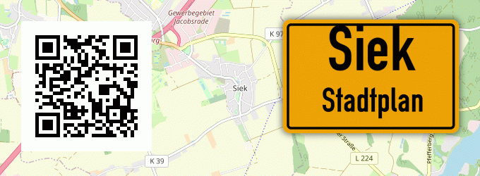 Stadtplan Siek