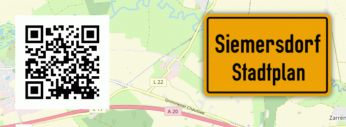 Stadtplan Siemersdorf
