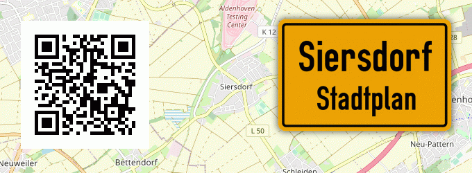 Stadtplan Siersdorf