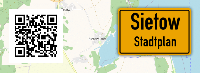 Stadtplan Sietow