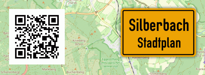 Stadtplan Silberbach, Eger