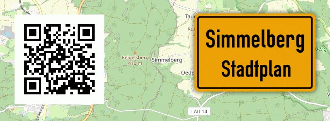 Stadtplan Simmelberg